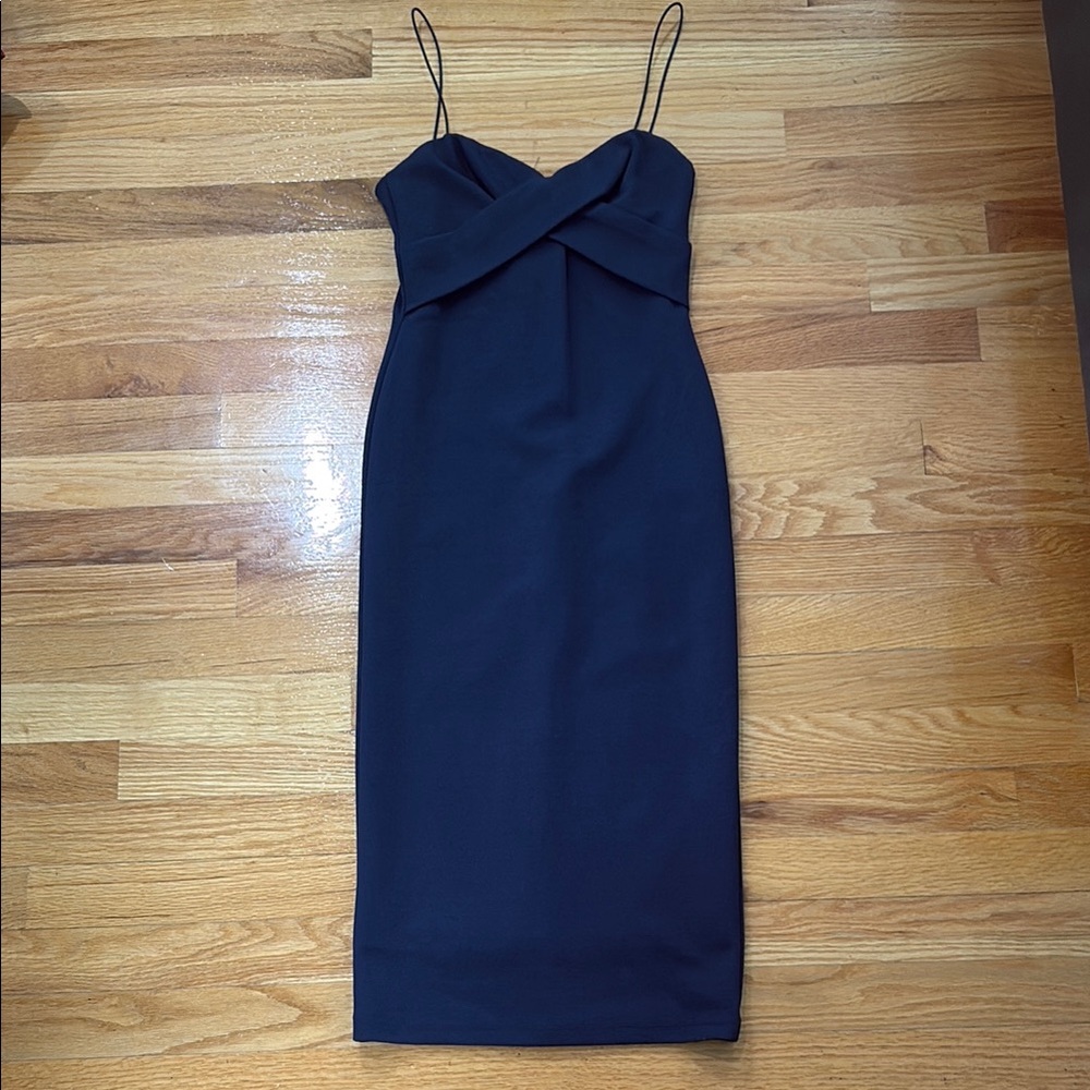 Elegant Black Spaghetti Strap Dress